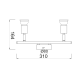 SPOT 2 Χ GU10 WHITE MAT TRINITY MC634WH2
