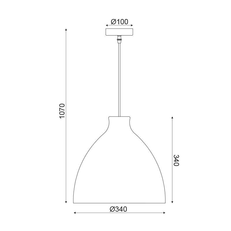 PENDANT LUMINAIRE 1XE27 CANE COLOR  natture rattan Φ34×Η107CM OIA ML1013011N