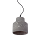 PENDANT 1XE27 BLACK CEMENT-GRAVEL Φ22ΧΗ120CM BELFAST V35159BW PENDANT 1XE27 BLACK CEMENT-GRAVEL Φ22ΧΗ120CM BELFAST V35159BW