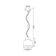 PENDANT 1XE27 BLACK CEMENT-GRAVEL Φ22ΧΗ120CM BELFAST V35159BW PENDANT 1XE27 BLACK CEMENT-GRAVEL Φ22ΧΗ120CM BELFAST V35159BW