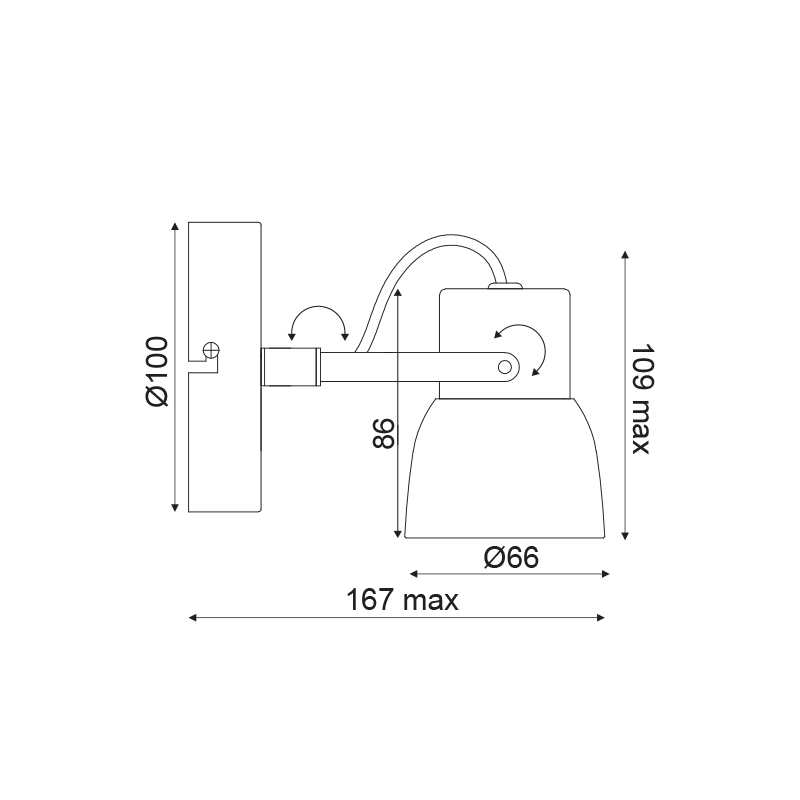 WALL MOUNTED LUMINAIRE 1xGU10 METALLIC CEMENT+ METAL Φ10xΗ16,5CM PEPPER MC171151 WALL MOUNTED LUMINAIRE 1xGU10 METALLIC CEMENT+ METAL Φ10xΗ16,5CM PEPPER MC171151