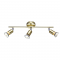 SPOT 3ΧGU10 METAL BRASS GLOSS TRINITY MC634PB3