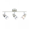 SPOT 3 Χ GU10 NICKEL CLEAR GLASS PLATINUM MC6563