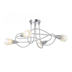 SPOT ΙΙΙΙ GLASS BRASS 4Χ40W E14 KAMET MC542GAB4