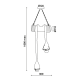 PENDANT 2XE27 BAMBOO+ROPE 11Χ30ΧΗ160CM max. MERLIN 932302BBR