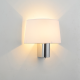 LUMINAIRE 1XE27 WHITE SHADE CHROME METAL WITH SWITCH BOTTICELLI OD5611W