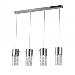 PENDANT 4ΧΕ14 CLEAR GLASS MIA DLA6834