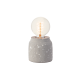 TABLE LAMP 1XE27 CEMENT-GRAVEL Φ10ΧΗ10CM BELFAST V35152CW TABLE LAMP 1XE27 CEMENT-GRAVEL Φ10ΧΗ10CM BELFAST V35152CW