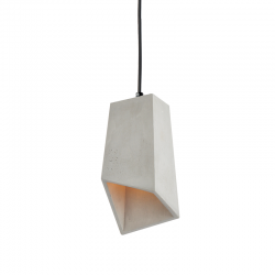 PENDANT 1XE27 CEMENT ASSYMETRIC 15Χ11ΧΗ120CM ELTON V35353