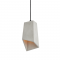 PENDANT 1XE27 CEMENT ASSYMETRIC 15Χ11ΧΗ120CM ELTON V35353