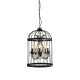 PENDANT 5ΧΕ14 METALLIC BLACK+ CRYSTAL Φ40XH150CM MICK AD90275