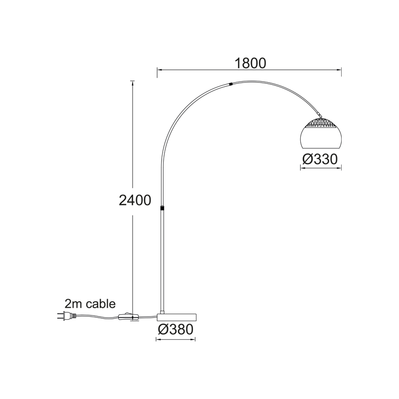 PENDANT 70X8cm 4X40W G9 ADJUSTABLE MATILDA MF7026R1W