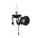WALL LAMP 1X40W E14 BLACK ACRYLIC PEGASUS SF63991B WALL LAMP 1X40W E14 BLACK ACRYLIC PEGASUS SF63991B