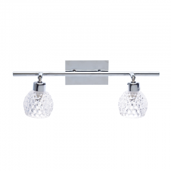 WALL LAMP 2ΧG9 GLASS+CHROME OSTRAVA AD757142