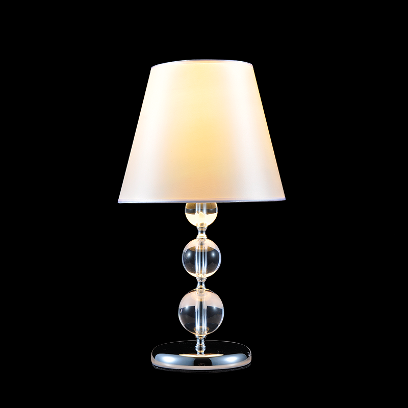 TABLE LAMP 1ΧΕ27 ECRU WHITE SHADE EVITA AD90041T
