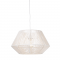 PENDANT 1XE27 ROPE WHITE Φ49,5ΧΗ120CM PERU V36320