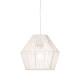 PENDANT 1XE27 ROPE WHITE Φ30ΧΗ120CM PERU V36319
