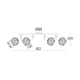 SPOT 4XE14 BRONZE GRID ALADDIN MC15614C