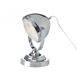 TABLE LUMINAIRE 1XE14 METALLIC CHROME+ GLASS COLOR Chrome Φ15,2×Η24,7CM HARLEY ML306131TCH TABLE LUMINAIRE 1XE14 METALLIC CHROME+ GLASS COLOR Chrome Φ15,2×Η24,7CM HARLEY ML306131TCH