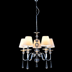 PENDANT5ΧΕ14 SILVER SHADE EVITA AD90045D PENDANT5ΧΕ14 SILVER SHADE EVITA AD90045D