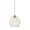 PENDANT 1XE27 CLEAR MINT GLASS+ GOLD METAL SUSPENSION Φ30ΧΗ120CM PYTHIA V3643330LG
