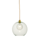 PENDANT 1XE27 CLEAR MINT GLASS+ GOLD METAL SUSPENSION Φ30ΧΗ120CM PYTHIA V3643330LG