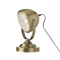 TABLE LUMINAIRE 1XE14 METALLIC BRASS+ GLASS COLOR antique brass Φ15,2×Η24,7CM HARLEY ML306131TBR