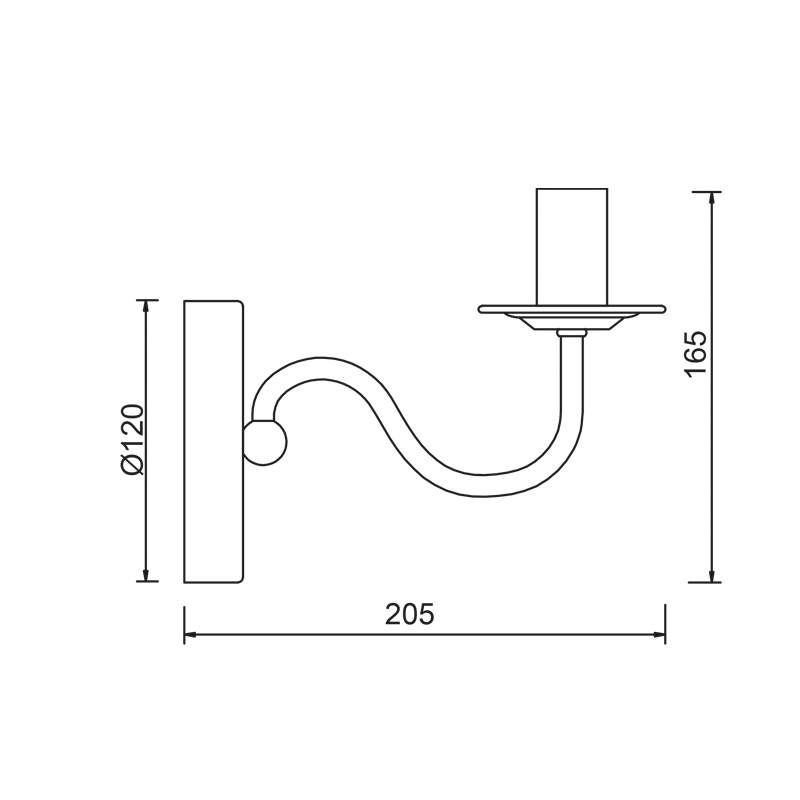 WALL MOUNTED 1XE14 METAL BLACK 20,5Χ12ΧΗ16,5CM KNOSSOS DLA1201WB WALL MOUNTED 1XE14 METAL BLACK 20,5Χ12ΧΗ16,5CM KNOSSOS DLA1201WB