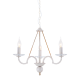 PENDANT 3XE14 METAL PATINΑ WHITE GOLD+CRYSTAL Φ51ΧΗ102CM GEISHA DL9363PWG PENDANT 3XE14 METAL PATINΑ WHITE GOLD+CRYSTAL Φ51ΧΗ102CM GEISHA DL9363PWG