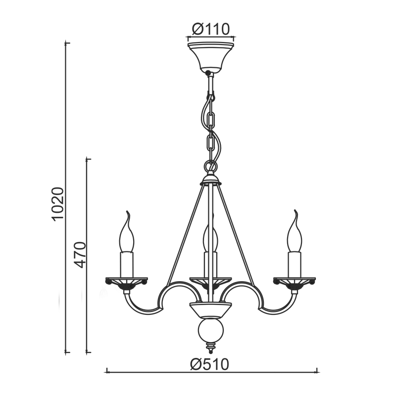 PENDANT 3XE14 METAL PATINΑ WHITE GOLD+CRYSTAL Φ51ΧΗ102CM GEISHA DL9363PWG PENDANT 3XE14 METAL PATINΑ WHITE GOLD+CRYSTAL Φ51ΧΗ102CM GEISHA DL9363PWG