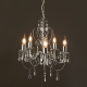 PENDANT 6X40W E14 ACRYLIC BLACK DUMAS SF63185