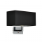 WALL MOUNT 1XE27 BLACK FABRIC SHADE TITCHIANO V29232WBC