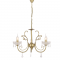 PENDANT 3XE14 METAL GOLD BRONZE+CRYSTAL Φ56ΧΗ96CM FABERGE DLA12153P