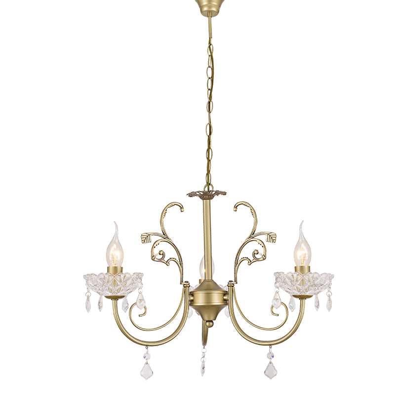 PENDANT 3XE14 METAL GOLD BRONZE+CRYSTAL Φ56ΧΗ96CM FABERGE DLA12153P PENDANT 3XE14 METAL GOLD BRONZE+CRYSTAL Φ56ΧΗ96CM FABERGE DLA12153P