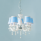PENDANT 5ΧΕ14 ACRYLIC BLUE ABAZOUR Φ46CM MACARON SF35045B