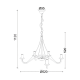 PENDANT METAL BROWN 5ΧΕ14 PALMYRA DLA0015