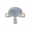 WALL MOUNTED LUMINAIRE 3xGU10 METALLIC CEMENT+METAL Φ23xΗ16,5CM PEPPER MC171153
