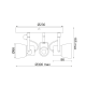 WALL MOUNTED LUMINAIRE 3xGU10 METALLIC CEMENT+METAL Φ23xΗ16,5CM PEPPER MC171153 WALL MOUNTED LUMINAIRE 3xGU10 METALLIC CEMENT+METAL Φ23xΗ16,5CM PEPPER MC171153