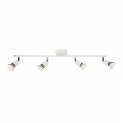 SPOT 4 Χ GU10 WHITE MAT TRINITY MC634WH4