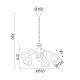 PENDANT CHROME METALIC 5ΧΕ14 BYRON DLX7395 PENDANT CHROME METALIC 5ΧΕ14 BYRON DLX7395