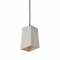 PENDANT 1XE27 CEMENT ASSYMETRIC 15,5Χ15,5ΧΗ120CM ELTON V35352
