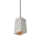 PENDANT 1XE27 CEMENT ASSYMETRIC 15,5Χ15,5ΧΗ120CM ELTON V35352 PENDANT 1XE27 CEMENT ASSYMETRIC 15,5Χ15,5ΧΗ120CM ELTON V35352