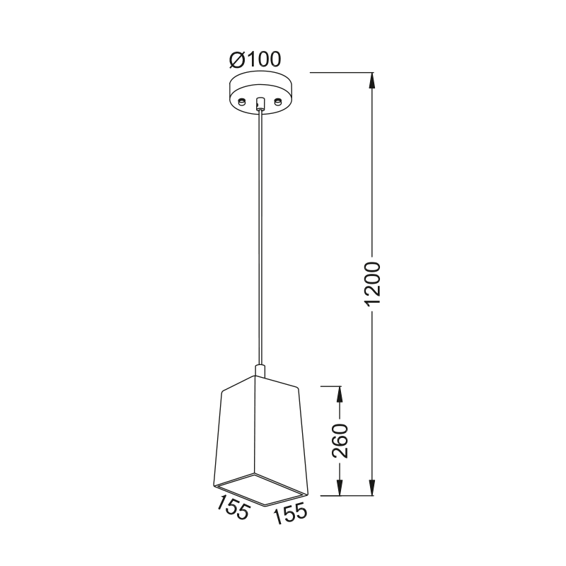 PENDANT 1XE27 CEMENT ASSYMETRIC 15,5Χ15,5ΧΗ120CM ELTON V35352 PENDANT 1XE27 CEMENT ASSYMETRIC 15,5Χ15,5ΧΗ120CM ELTON V35352