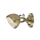WALL MOUNTED LUMINAIRE 1XE14 METALLIC BRASS + GLASS COLOR  antique brass Φ15,2×Η24,7CM HARLEY ML306131WBR