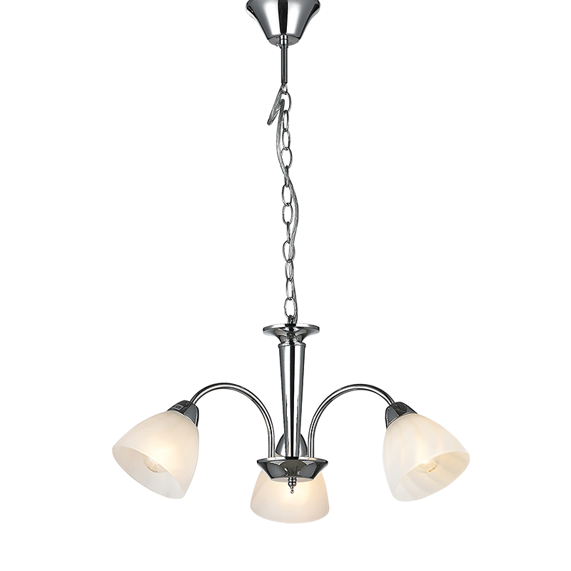 PENDANT METAL 3XE14 CHROME BYRON DLX7393