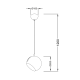 PENDANT 1XE27 METAL GOLD+COPPER Φ20ΧΗ120CM HOSTA V36037CG PENDANT 1XE27 METAL GOLD+COPPER Φ20ΧΗ120CM HOSTA V36037CG