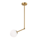 PENDANT 1XE27 METAL + OPAL GLASS Φ15ΧΗ80CM THETIS V260501P PENDANT 1XE27 METAL + OPAL GLASS Φ15ΧΗ80CM THETIS V260501P
