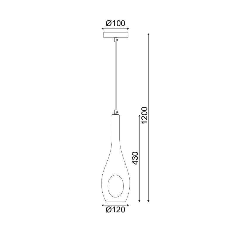 PENDANT 1ΧΕ14 GLASS WITH HOLE CAVE DLA5201 PENDANT 1ΧΕ14 GLASS WITH HOLE CAVE DLA5201