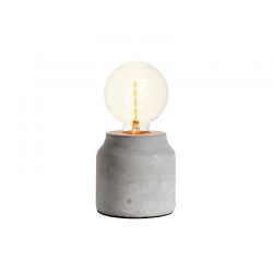 TABLE LAMP 1XE27 CEMENT Φ10ΧΗ10CM BELFAST V35152 TABLE LAMP 1XE27 CEMENT Φ10ΧΗ10CM BELFAST V35152