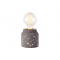TABLE LAMP 1XE27 BLACK CEMENT-GRAVEL Φ10ΧΗ10CM BELFAST V35152BW